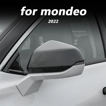 za Ford Mondeo 2022 Avto zunanja dekoracija dodatna oprema rearview mirror zaščitni pokrov, nič kritje obliž 2pcs