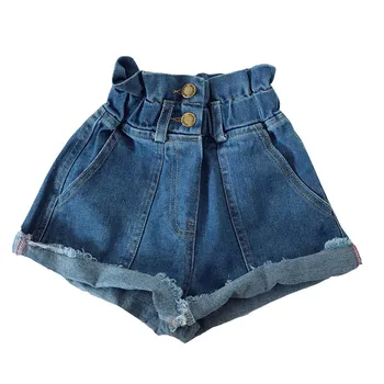 DFXD 2020 Poletnih Oblačil Malčka Dekle Traper Hlače Nove Bombaž Priložnostne Visoko Pasu Modre Jeans Hlače Za 2-7T Baby Dekleta Hlače