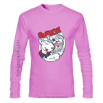 mens oblačila Moških Bull Terier T-shirt Je Bulleye Ročno Tiskanje Belo Srajco Bullterrier Ljubimec Ideja za Darilo Psiakrew Mens T-shirt