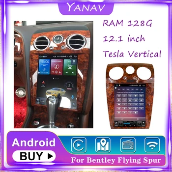 2 Din Android Avto Radio Stereo Sprejemnik Za Bentley Flying Spodbuda GPS navigacijo Video Multimedijski Predvajalnik MP3 Tesla Navpično Zaslon
