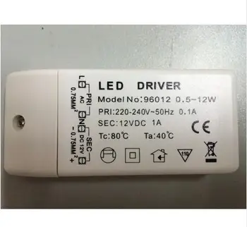 1000pcs omejeno Priljubljenih LED Driver Napajalni Adapter za Napajanje 220V-240V f. MR16 / MR11 12V LED žarnice, LED Trakovi 0,5 W - 12W