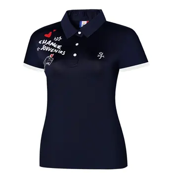 Ženske Golf Kratek Rokav T-Shirt Športnih Quick Dry River Dihanje Šport Priložnostne Vrh Golf Šport na Prostem Oblačila Brezplačna Dostava