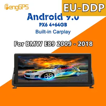 Za BMW Z4 E89 Android Radio 2009 - 2018 Avto Multimedijski predvajalnik, GPS Navigacija CIC PX6 Vodja enote za Avdio Autoradio, Zaslon na Dotik, DVD