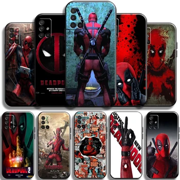 Marvel Deadpool Primeru Telefon Za Samsung Galaxy M51 Coque Primerih Mehko Funda Črni Pokrov Tekoče Silicij Lupini