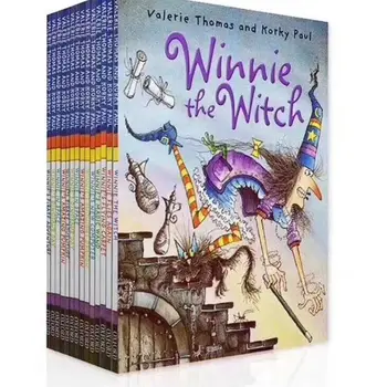 14 Knjige/Set Angleška Slikanica Čarovnica Winnie Angleški Zgodba Knjige Otroka, Zgodnje Izobraževanje Otroci Branje Knjige 3-6 Let