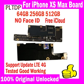 256GB 64GB 512G BREZ Obraza ID Original Brezplačno iCloud Logiko Odbor Podpora IOS Nadgradnjo LTE 4G Za Iphone Xs Max matični plošči Odkleniti