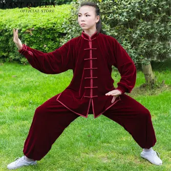 Tai chi enotno tai chi oblačila ženske zimske taichi enotno kungfu oblačila NN0934 C