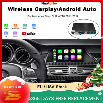 Brezžični CarPlay za Mercedes Benz CLS W218 2011-2017, z Android Auto Mirror Link AirPlay YouTube Avto Igra Navi Funkcije
