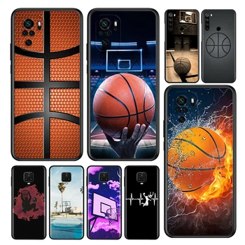 Košarka Šport Sodišče Silikonski Coque Za Xiaomi Redmi Opomba 11 11T 10 10 9 9 Pro Max 10T 8T 9T 8 7 6 5 Pro Primeru Telefon