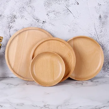 2019 nov slog Lesene disk roundle odbor Okroglo ploščo Peko kruha Pladenj za shranjevanje pladnji Torto Bakeware Orodja ZSN-RoundleB