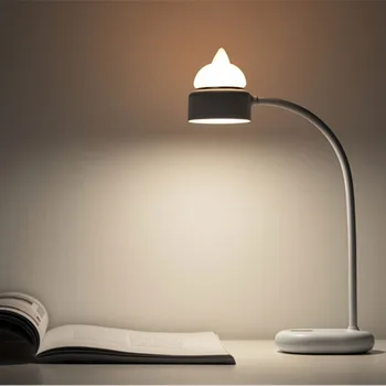 Namizna Lučka LED Nočna Lučka Zatemniti LED namizne Svetilke USB za Polnjenje Lučka za Branje Prilagodljivo LED Študija Svetilko ob Postelji Razsvetljavo Dekor