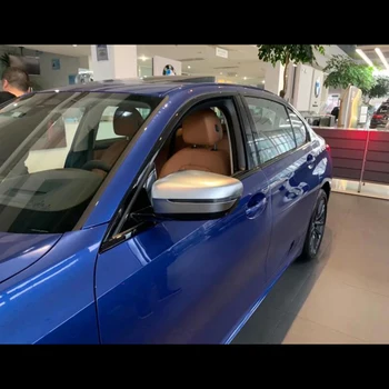 Za BMW Serije 3 2019 2PCS ABS Avto Stranska Vrata Rearview Mirror Zaščito Okvir Pokrova Trim Avto Styling Dodatki