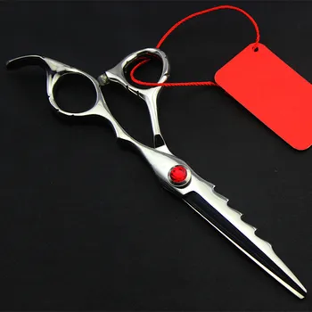 Upscale strokovno 6 inch Nemčiji 440c las škarje ličila škarje za rezanje barber lase clipper frizerske škarje, škarje za