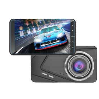 Full HD 1080P Dvojna Armatura Cam 4.0 Palčni LCD-Zaslon Avto Dash Kamera DVR Kamera na Sprednji in Zadnji Pogled Cam 170 Stopnja širokokotni