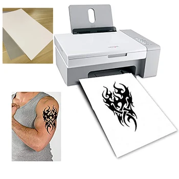 60 Določa A4 Tatoo Prenos Listov Papirja za Tiskanje za Laserske Tiskalnike Odrasli Otroci Body Art DIY Tattoo Oprema Dobave