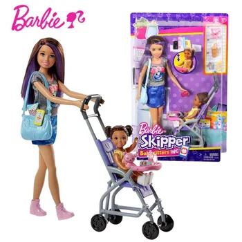 Mattel Barbie Igrače Malo zdravstvene Nege Trener Dekle je Princesa Pretvarjamo, Igrajo Hiša Igrača Darilo za Rojstni dan Igrače za Deklice, Igrače za Otroke