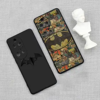DC Superheroj Batman Primeru Telefon Za Huawei P20 P30 P40 P50 Lite E P Mate 50 40 30 20 Pro Mehko Pokrov