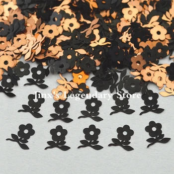black metal folijo nalepke nalepke za 3d Nail Art Dekor Rezina Nalepke Nalepke okraski lepoto orodja cvet Design