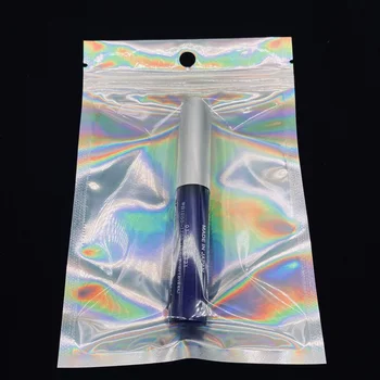 10Pcs Laser Prazna vreča Nail Art Mylar Zip Lock Vrečke Aluminijasto Folijo, Vrečke Trajne Double-sided (obojestransko Kovinsko Folijo Mylar Ravno Ziplock Vrečko