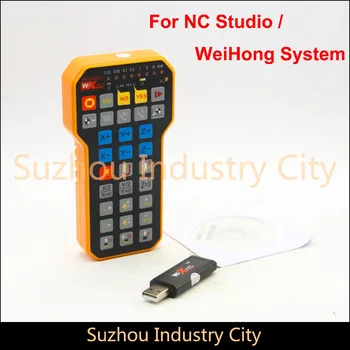 CNC kolo za Ročni pogon NC Studio USB Brezžični Daljinski Ročaj, 3 Osni CNC krmilnik za CNC Usmerjevalnik Graviranje Stroj weihong sistem