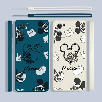 Disney Minnie Mickey Denar Primeru Telefon Za OPPO Najdi X5 X3 X2 Pro Lite Neo A96 A94 A93 A77 A76 A73 A74 Tekoče Vrv Pokrov