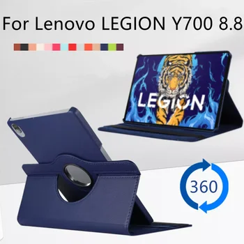 Ohišje Za Lenovo Legije Y700 Tablet 360-Stopinjski Vrtečih spanja zbudil Funda Za Lenovo Y700 TB-9707F 8.8