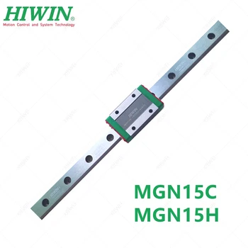 Linearno vodilo Legiranega Jekla HIWIN MGN15C MGN15H potisnite blok s 15 mm MGN15 linearni vodnik po železnici Od 100 do 500mm za 3d tiskalnik CNC