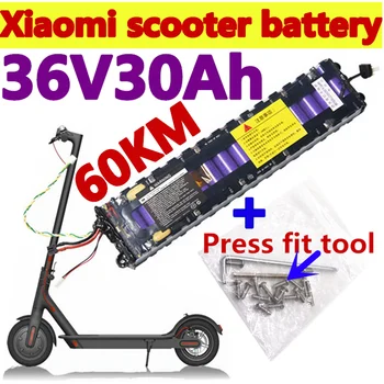 Novo 36V 30Ah Litium Ion Baterije 18650 30000mAh Litij-ionska Baterija Električni Skuter za Xiaomi M365 Baterije Namenske Baterije