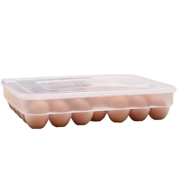 Pregledna Jajce Škatla za Shranjevanje Hrane, Posoda 34 Mrežo Jajce Skladiščenje Imetnik s Pokrovom za Gospodinjski Kuhinja Jajce Polje Visoke Kakovosti