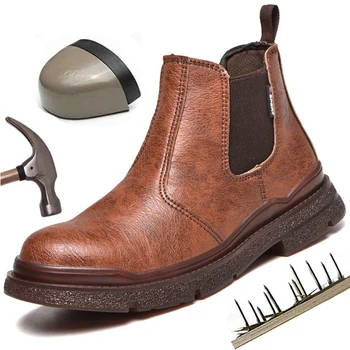 Moške zunanji zaščitni anti razbija kratek čevlji anti piercing varnost dela čevlji