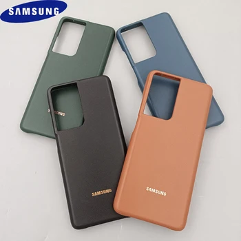 Slim Usnje Primeru Telefon Za Samsung Galaxy S21/S21 Plus/S21 Ultra Visoke Kakovosti Nazaj Zaščitno Ohišje Lupino Za Samsung S21+ 5G