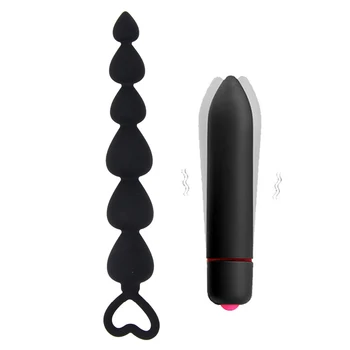 Seks Vibratorji Srce Oblika Analni Kruh Plug Prostate G-spot Klitoris Spodbujanje Bullet Vibrator Sex Igrače Za Ženske, Moške Sex Shop