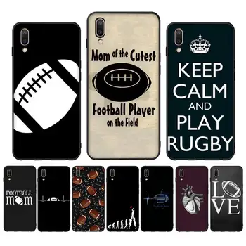 Rugby Nogomet Šport Primeru Telefon za Samsung A51 A30s A52 A71 A12 za Huawei Honor 10i za NASPROTNEGA vivo Y11 pokrov