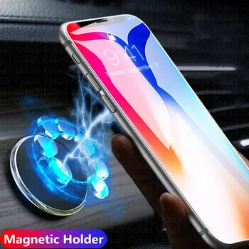 Univerzalni Magnetni Avto Nosilec za Telefon za iPhone 7 6s 5s 8 Xiaomi Telefon Samsung Imetnik nadzorni Plošči Stensko Stojalo Magnet Nalepke V Avto